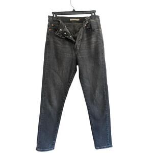 Levi's Wedgie Skinny faded black size 28